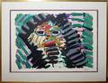 032248 KAREL APPEL COLOR LITHO 23 X 29 ABSTRACT