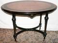 022199 AESTHETIC REVIVAL EBONIZED WALNUT TABLE 19TH C