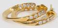 012245 18KT GOLD DIAMOND EARRINGS