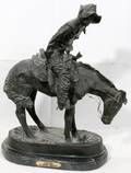 012232 AFTER FREDERIC REMINGTON BRONZE REPRODUCTION