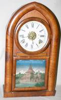 122255 WATERBURY BEEHIVE WALNUT CLOCK WITH ALARM
