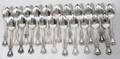 122250 R HARRIS  COMPANY STERLING TEASPOONS 21