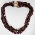 052287 NATURAL GARNET STRAND NECKLACE L 18