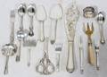 051342 STERLING  SILVER PLATE FLATWARE 16 PIECES