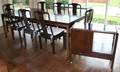 050279 DUNBAR FURNITURE CO DINING TABLE CHAIRS  13 PC