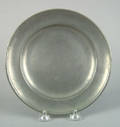 Philadelphia pewter plate early 19th c