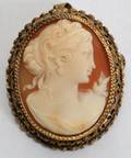 041320 CAMEO BROOCH C 1900 H 1 12