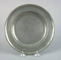 Philadelphia pewter plate early 19th c