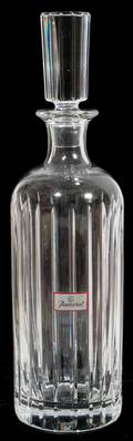 040283 BACCARAT CRYSTAL DECANTER H 12 12 DIA 3 12