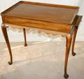 031295 KITTINGER MAHOGANY TABLE H 26 W 30 D 18