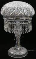 031279 AMERICAN VICTORIAN CUT GLASS LAMP C 1900