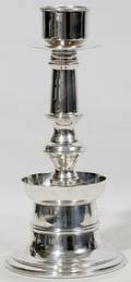 030269 900 SILVER CANDLESTICK H 10 DIA 4 12