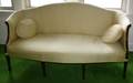 021277 SHERATON STYLE MAHOGANY SOFA C 1920 L 63