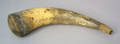 Scrimshaw powder horn late 18th c