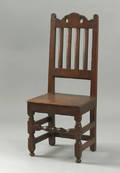 Pennsylvania walnut wainscot side chair ca 1730