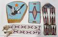 010289 AMERICAN INDIAN BEAD WORK 4 PC