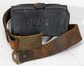 010281 US LEATHER CARTRIDGE POUCH AND BELT 1860S