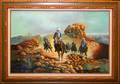 122290 L SMITH OIL ON CANVAS 24 X 36 CAVALRY