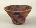 Western Mono California coiled basket bowl