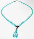 050319 TURQUOISE NECKLACE AND 2 CENTER DANGLE