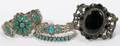 041379 NAVAJO STERLING CUFF BRACELETS FOUR