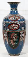 040328 JAPANESE CLOISONN VASE C 1880 H 15 W 6 12