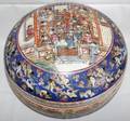 031347 CHINESE PORCELAIN COVERED BOWL H 10 DIA 14