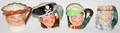030309 ROYAL DOULTON CHARACTER JUGS FOUR H 4