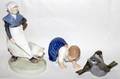 030282 ROYAL COPENHAGEN PORCELAIN FIGURES THREE