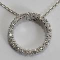 022265 130CT CIRCLE OF LIFE DIAMOND PENDANT DIA 34