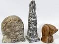 021338 INUIT CARVINGS THREE H 25