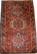 020354 HAMADAN FLORAL MOTIF ORIENTAL RUG 21 X 4