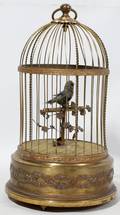 012323 FRENCH MUSICAL BIRD CAGE H 11