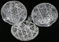 012314 CUT GLASS DISHES 3 LOT DIA 5