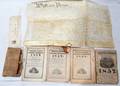010324 WILLIAM PENN DEED 1702 AND ALMANACS
