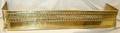 122331 ENGLISH BRASS FIREPLACE FENDER ANTIQUE L 48