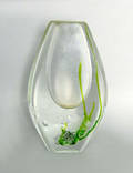 Lindstrand Kosta glass aquarium vase