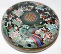 051445 CHINESE CLOISONN COVERED BOWL C 1900 H 6