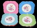 041415 VICTORIA CZECH PORCELAIN DESSERT PLATES 8