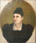 032340 OIL ON CANVAS 19TH C 27 X 22 PORTRAIT