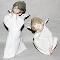 031383 LLADRO PORCELAIN ANGELS TWO H 6 8
