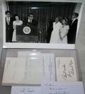 030342 NIXON FAMILY AUTOGRAPHS  BW WIRE PHOTO 7 PCS