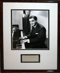 030339 IRVING BERLIN AUTOGRAPH AND BW PHOTO H 13