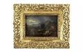 Attr to Gainsborough Stormy Landscape Oil