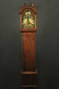 Scottish Oak Tall Case Clock L 18thE 19th C