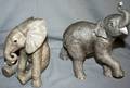020384 LENOX PORCELAIN ELEPHANTS 2 PCS H 6  8