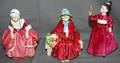 020375 ROYAL DOULTON PORCELAIN FIGURES 3 PCS H 45