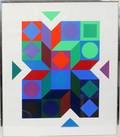 020364 ATTRIBUTED TO VICTOR VASARELY SERIGRAPH 32