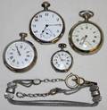 012362 FRENCH POCKET WATCHES LOT OF FOUR CIRCA 1900
