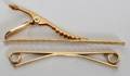 012357 14KT YELLOW GOLD TIE BARS TWO